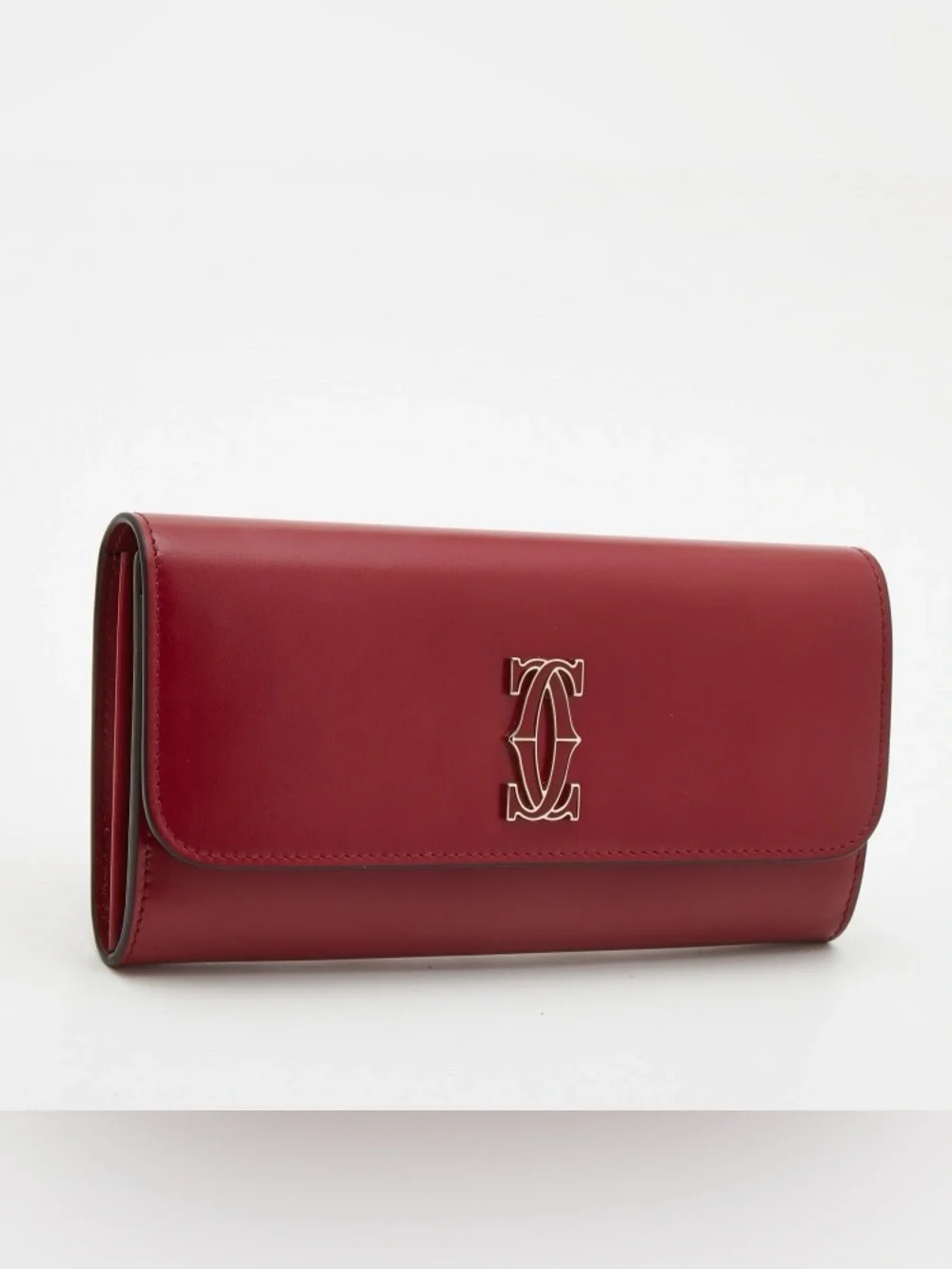Cartier C de Cartier Cherry Red Leather International Wallet L3001859